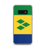 Coque téléphone drapeau de saint-vincent-et-les-grenadines - pixelforma