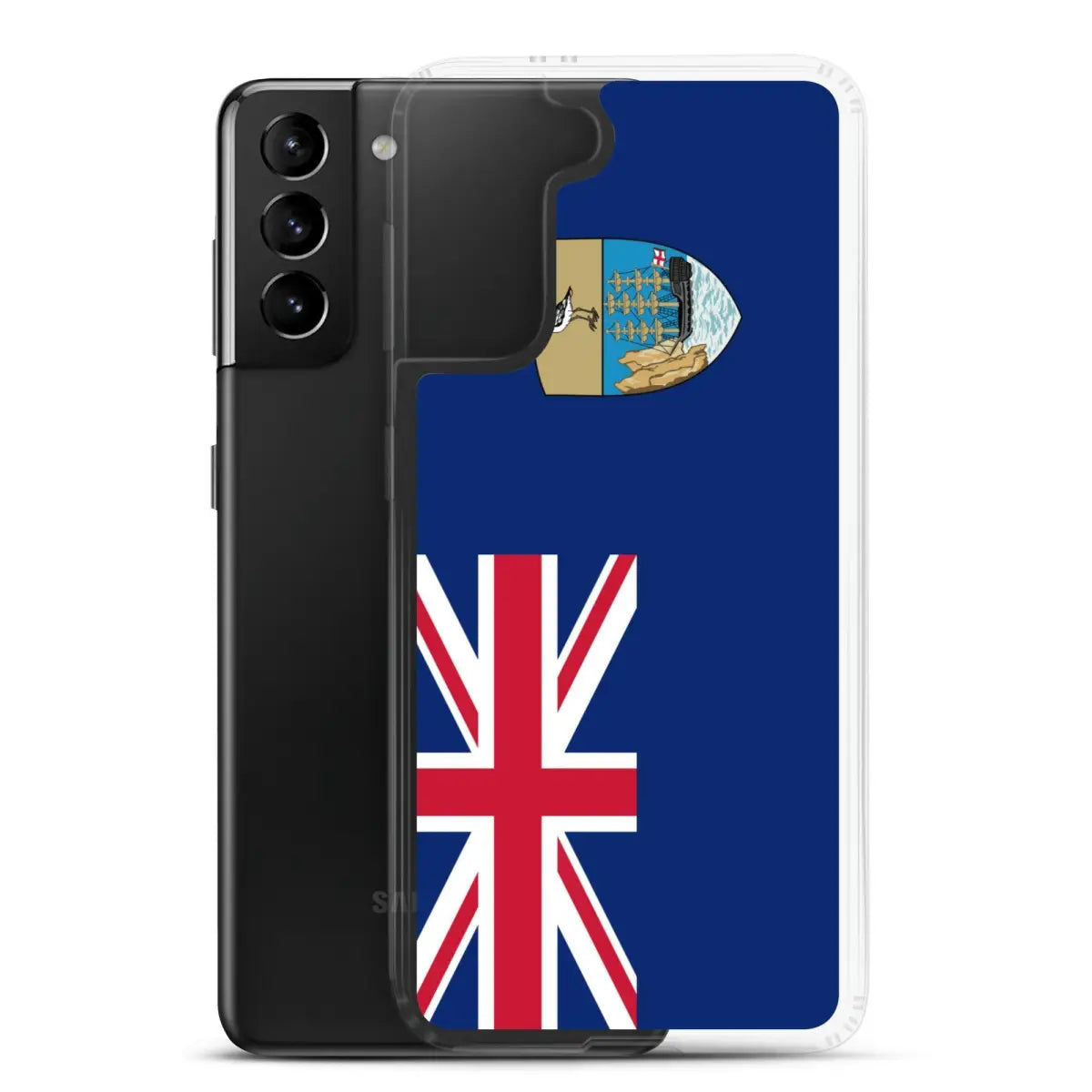 Coque Téléphone Drapeau de Sainte-Hélène, Ascension et Tristan da Cunha - Pixelforma 