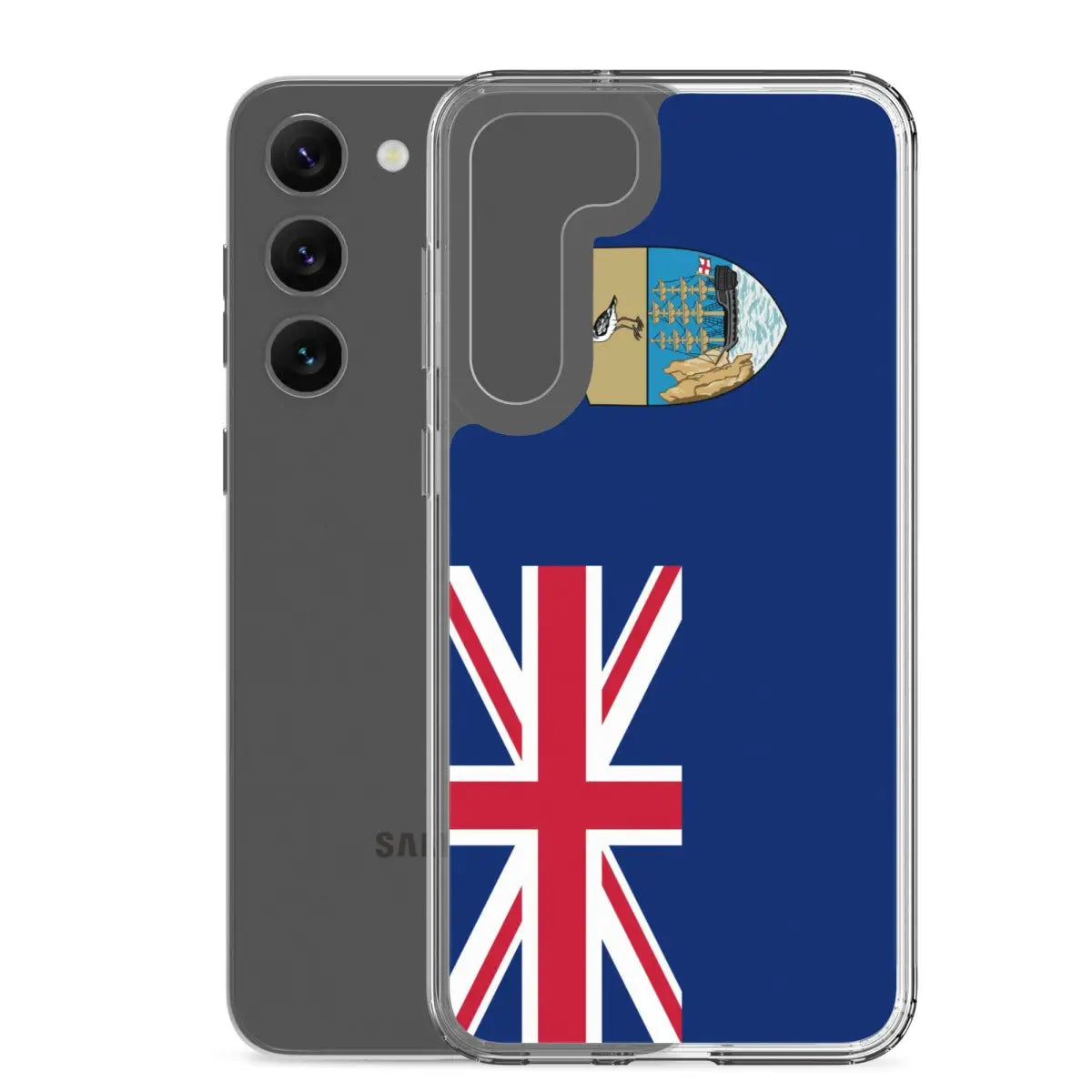 Coque Téléphone Drapeau de Sainte-Hélène, Ascension et Tristan da Cunha - Pixelforma 