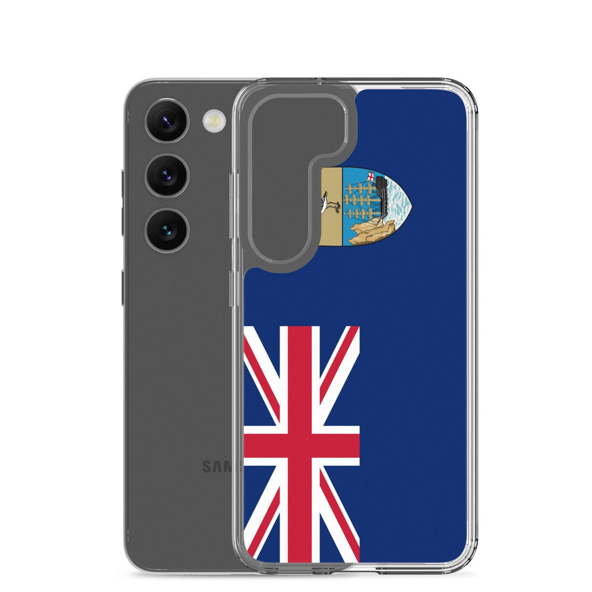 Coque Téléphone Drapeau de Sainte-Hélène, Ascension et Tristan da Cunha - Pixelforma 
