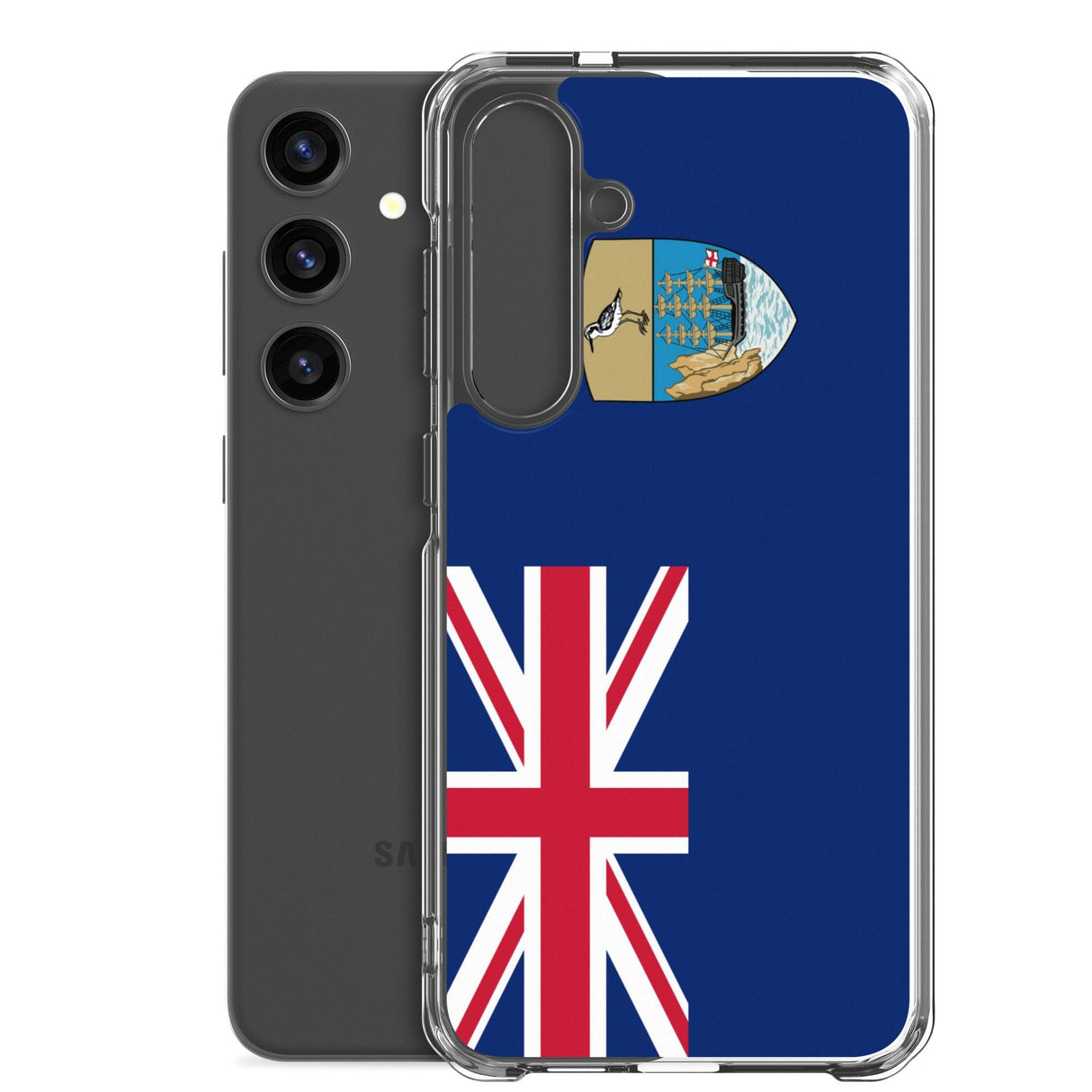 Coque Téléphone Drapeau de Sainte-Hélène, Ascension et Tristan da Cunha - Pixelforma 