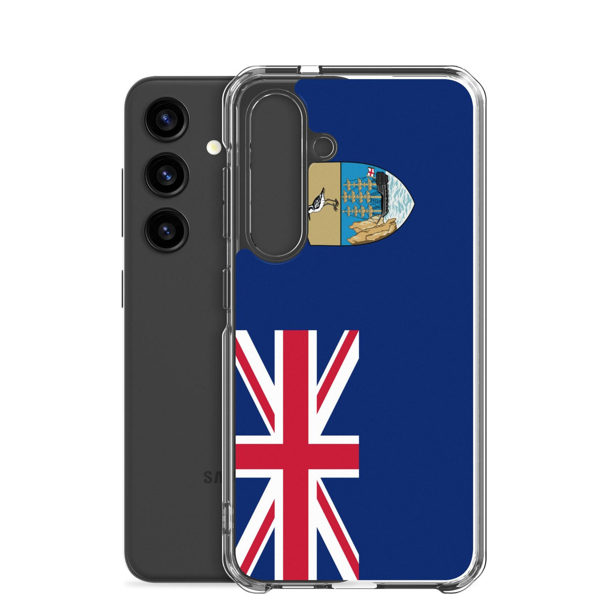 Coque Téléphone Drapeau de Sainte-Hélène, Ascension et Tristan da Cunha - Pixelforma 