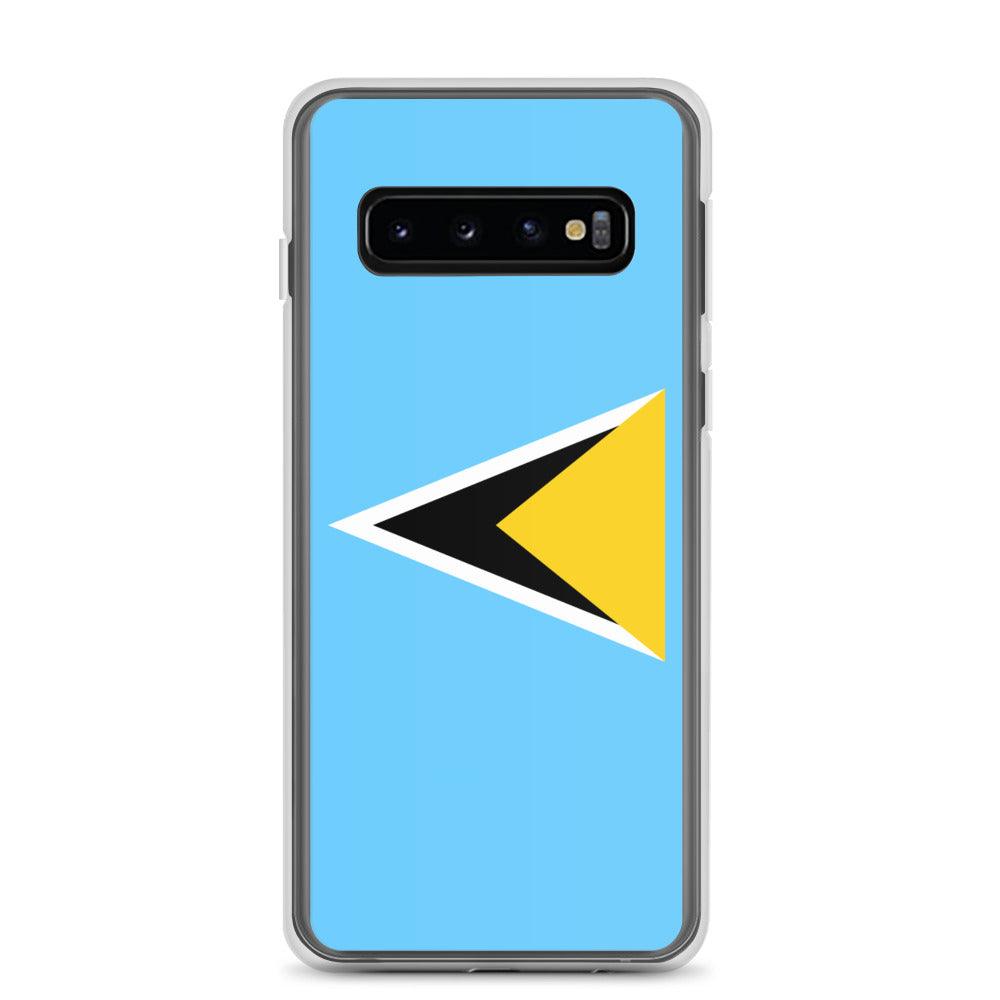 Coque Téléphone Drapeau de Sainte-Lucie - Pixelforma