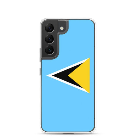Coque téléphone drapeau de sainte-lucie - pixelforma