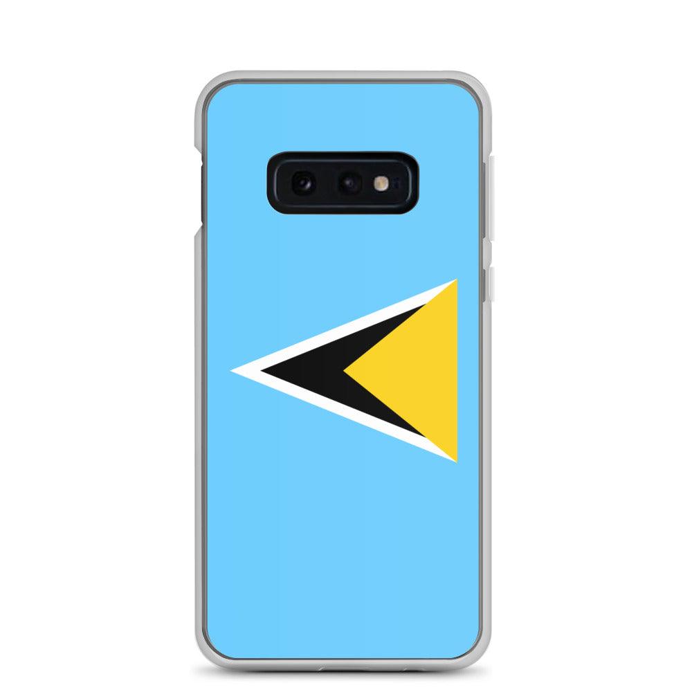 Coque Téléphone Drapeau de Sainte-Lucie - Pixelforma