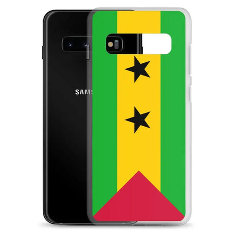 Coque téléphone drapeau de sao tomé-et-principe - pixelforma