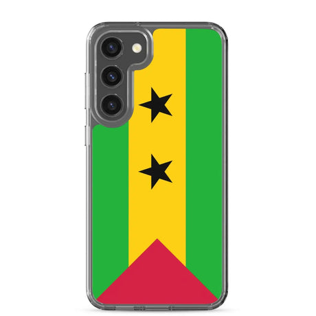Coque téléphone drapeau de sao tomé-et-principe - pixelforma