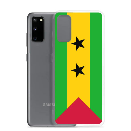 Coque téléphone drapeau de sao tomé-et-principe - pixelforma