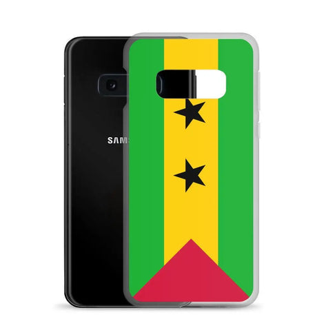 Coque téléphone drapeau de sao tomé-et-principe - pixelforma