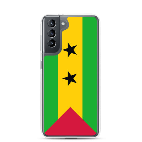 Coque Téléphone Drapeau de Sao Tomé-et-Principe - Pixelforma