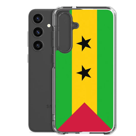 Coque téléphone drapeau de sao tomé-et-principe - pixelforma