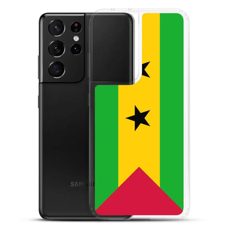 Coque téléphone drapeau de sao tomé-et-principe - pixelforma