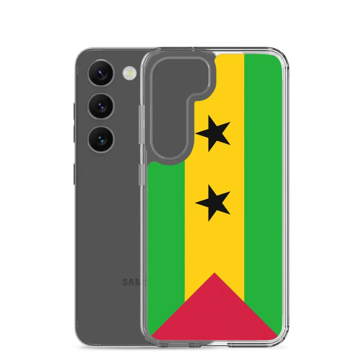 Coque téléphone drapeau de sao tomé-et-principe - pixelforma