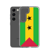 Coque téléphone drapeau de sao tomé-et-principe - pixelforma