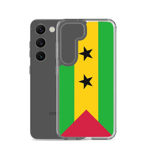 Coque téléphone drapeau de sao tomé-et-principe - pixelforma
