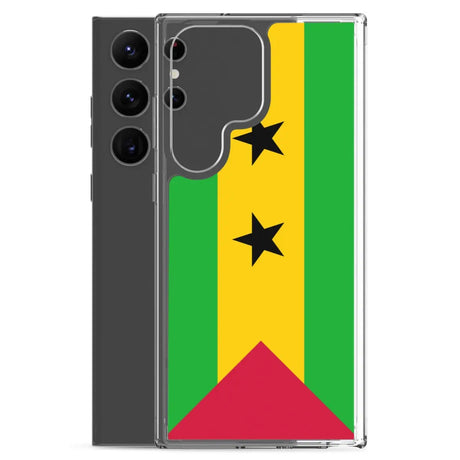 Coque téléphone drapeau de sao tomé-et-principe - pixelforma