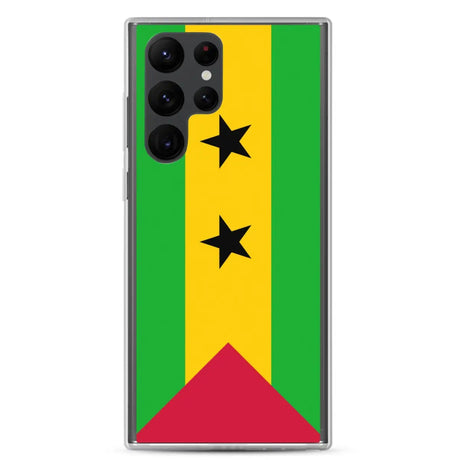 Coque téléphone drapeau de sao tomé-et-principe - pixelforma