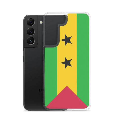 Coque téléphone drapeau de sao tomé-et-principe - pixelforma