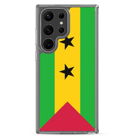 Coque téléphone drapeau de sao tomé-et-principe - pixelforma