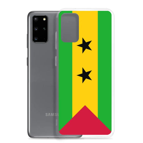 Coque téléphone drapeau de sao tomé-et-principe - pixelforma