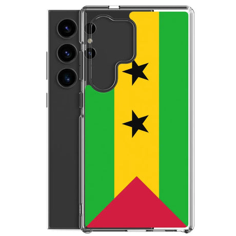 Coque téléphone drapeau de sao tomé-et-principe - pixelforma