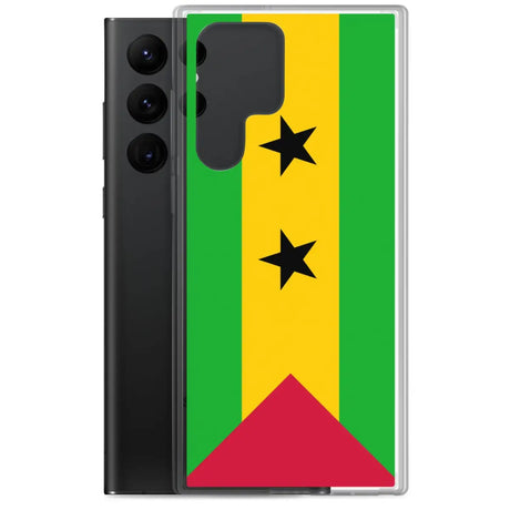 Coque téléphone drapeau de sao tomé-et-principe - pixelforma