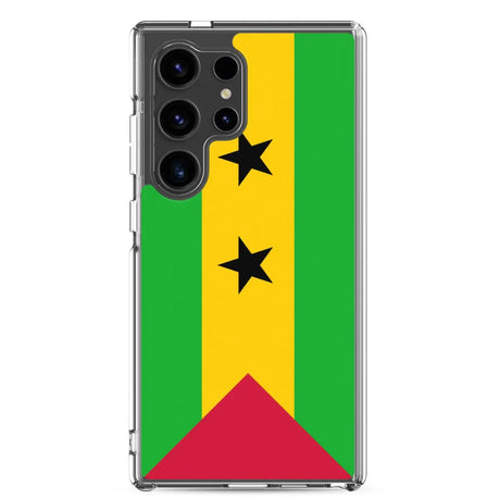 Coque téléphone drapeau de sao tomé-et-principe - pixelforma