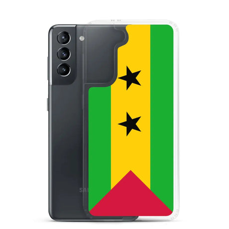 Coque téléphone drapeau de sao tomé-et-principe - pixelforma