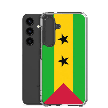 Coque téléphone drapeau de sao tomé-et-principe - pixelforma