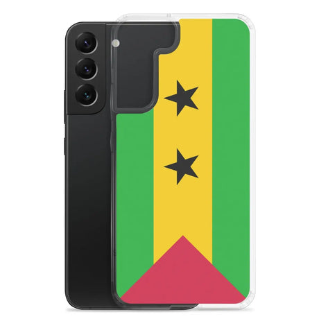 Coque téléphone drapeau de sao tomé-et-principe - pixelforma