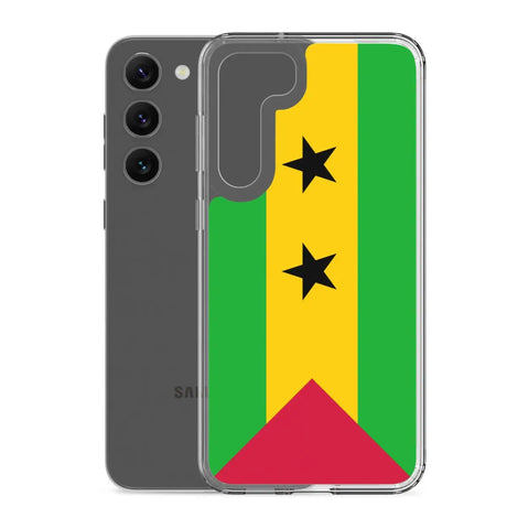 Coque téléphone drapeau de sao tomé-et-principe - pixelforma