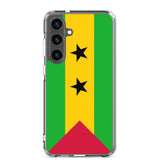 Coque téléphone drapeau de sao tomé-et-principe - pixelforma