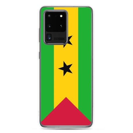 Coque téléphone drapeau de sao tomé-et-principe - pixelforma
