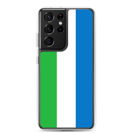 Coque Téléphone Drapeau de Sierra Leone - Pixelforma