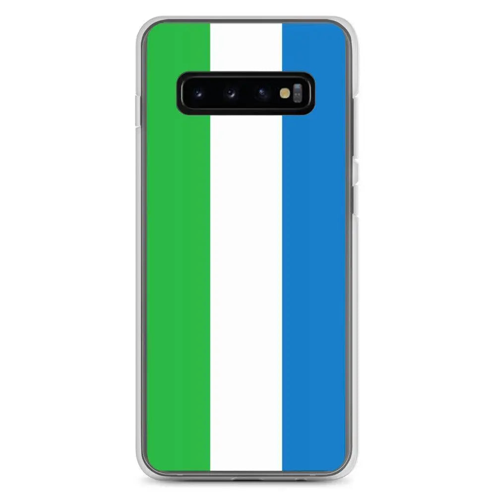 Coque téléphone drapeau de sierra leone - pixelforma