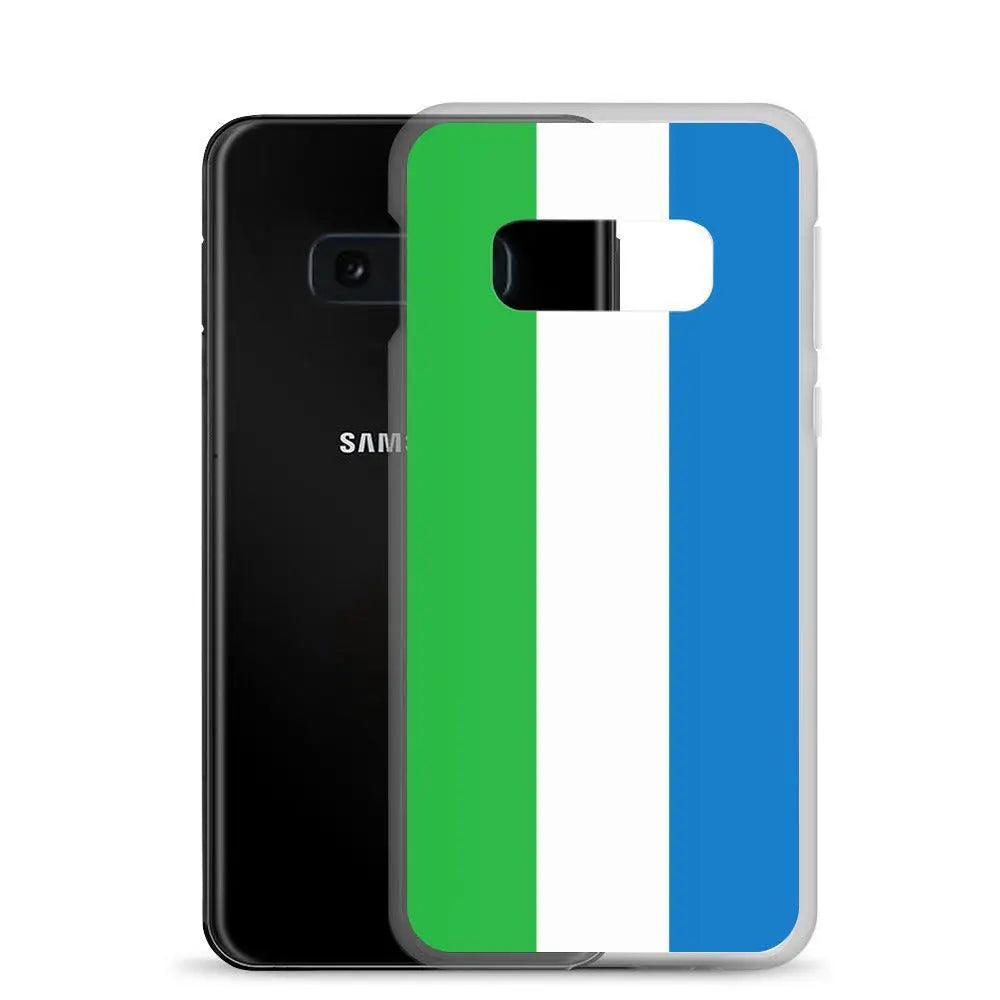 Coque téléphone drapeau de sierra leone - pixelforma