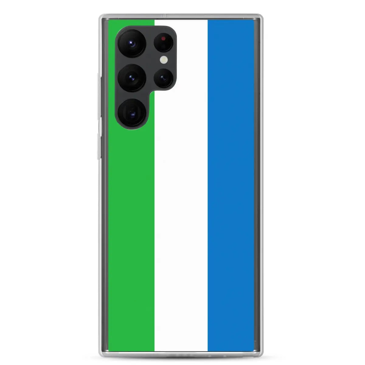 Coque téléphone drapeau de sierra leone - pixelforma