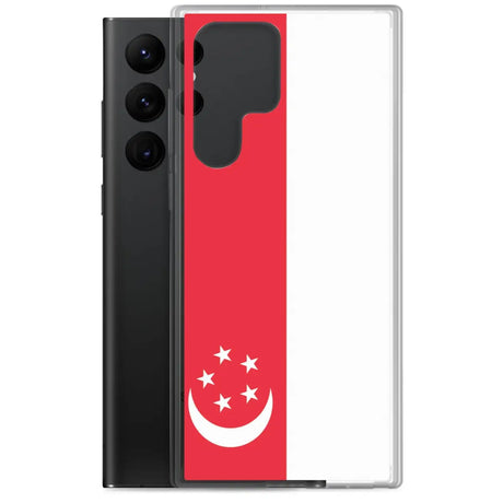 Coque téléphone drapeau de singapour - pixelforma