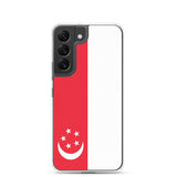 Coque Téléphone Drapeau de Singapour - Pixelforma