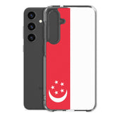 Coque Téléphone Drapeau de Singapour - Pixelforma