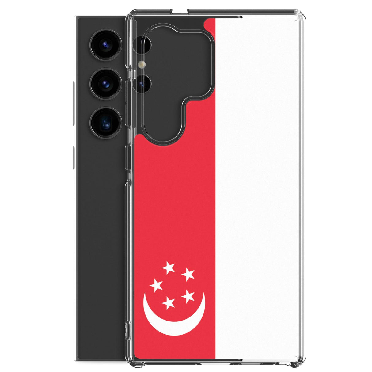 Coque Téléphone Drapeau de Singapour - Pixelforma