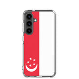 Coque Téléphone Drapeau de Singapour - Pixelforma