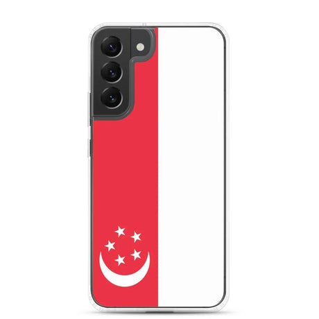 Coque téléphone drapeau de singapour - pixelforma