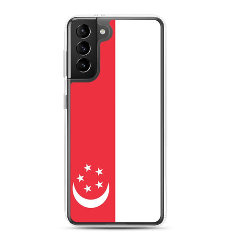 Coque téléphone drapeau de singapour - pixelforma