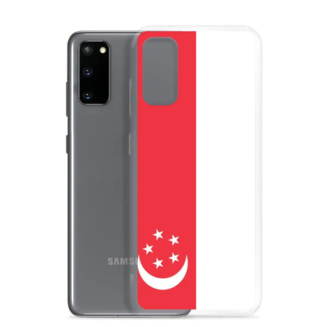 Coque téléphone drapeau de singapour - pixelforma