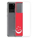 Coque Téléphone Drapeau de Singapour - Pixelforma 