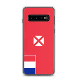 Coque téléphone drapeau de wallis-et-futuna - pixelforma