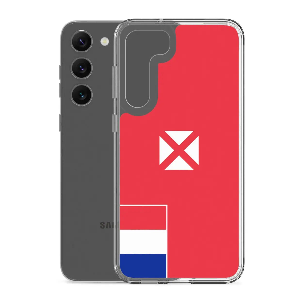 Coque téléphone drapeau de wallis-et-futuna - pixelforma