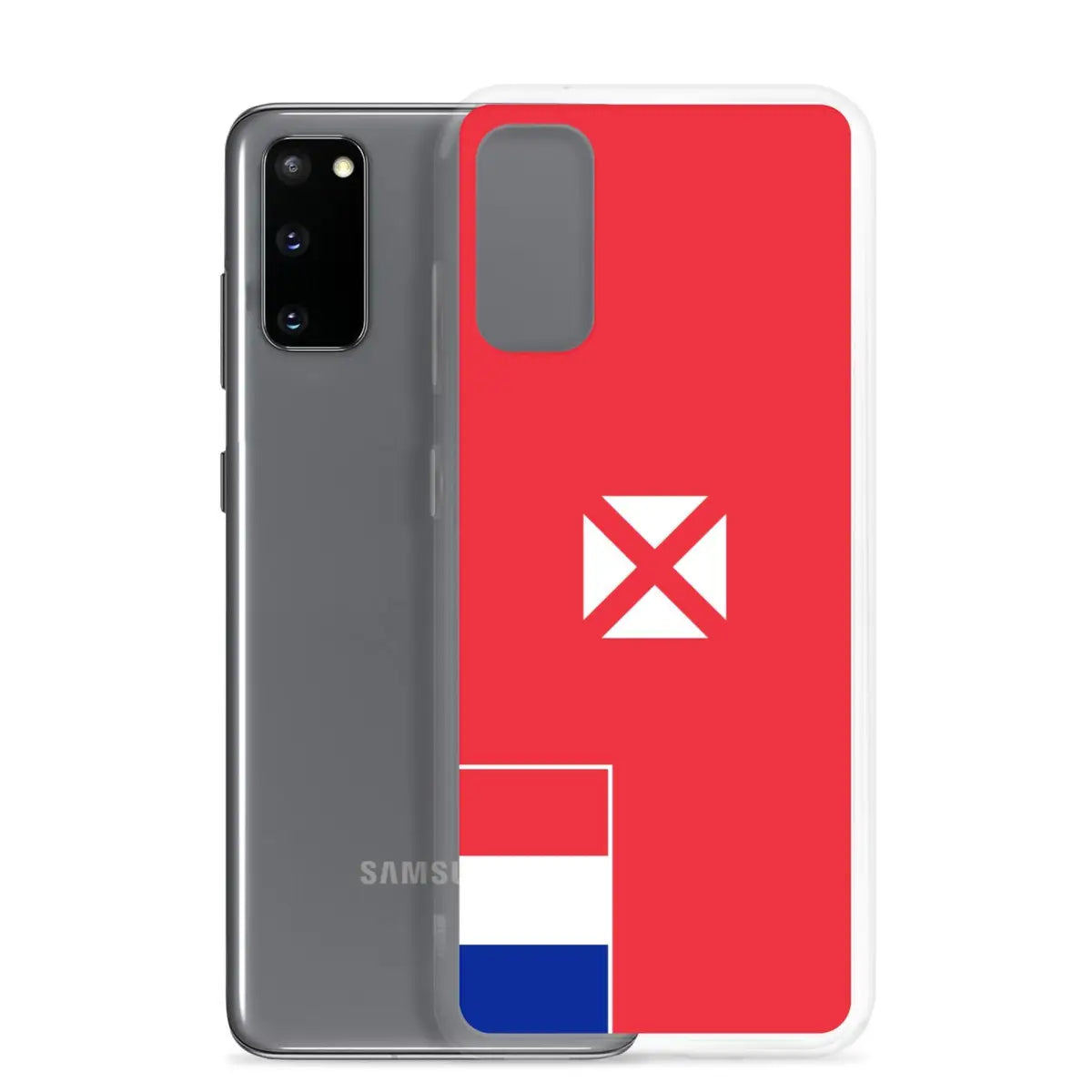 Coque téléphone drapeau de wallis-et-futuna - pixelforma
