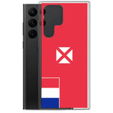Coque téléphone drapeau de wallis-et-futuna - pixelforma